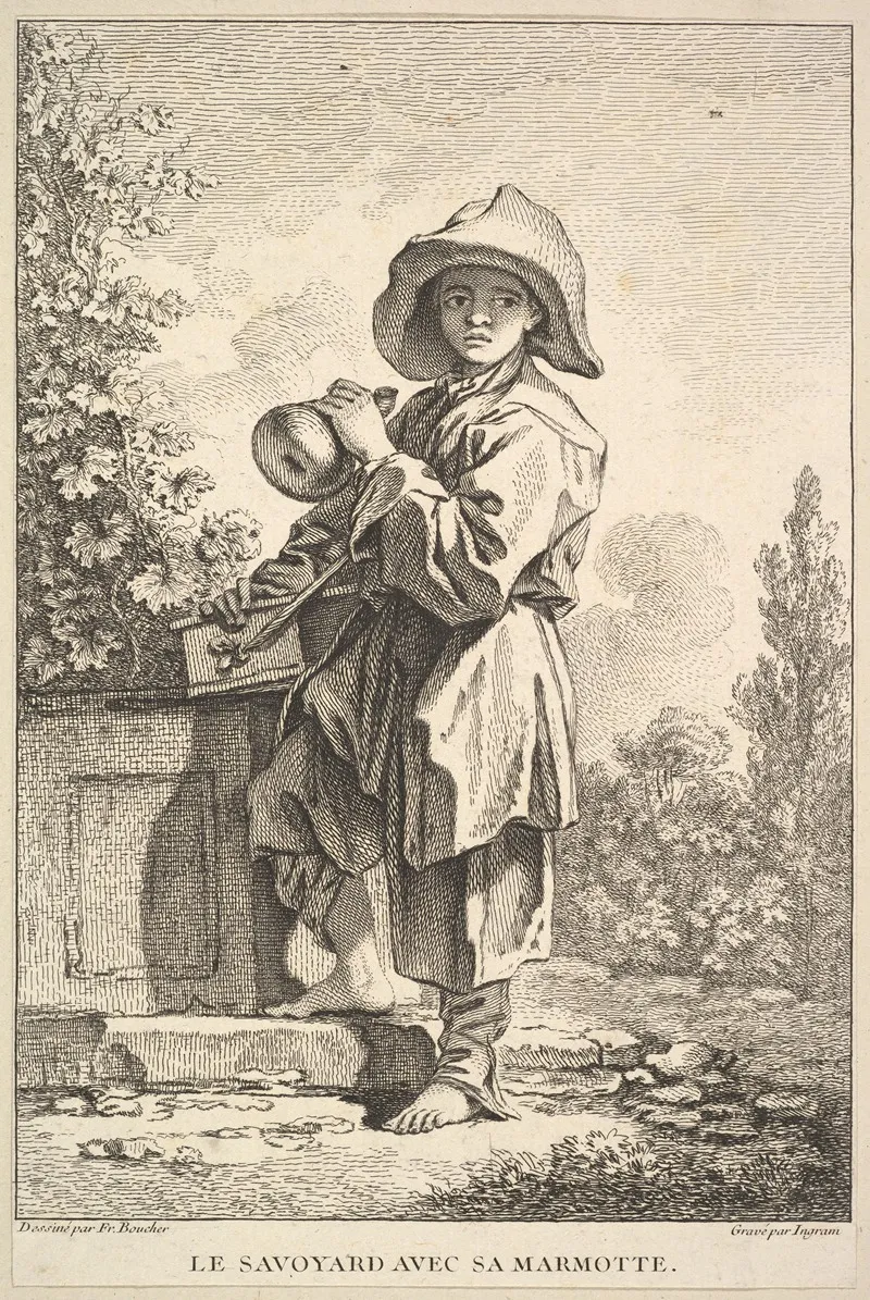 The Savoyard With His Box After Francois Boucher
