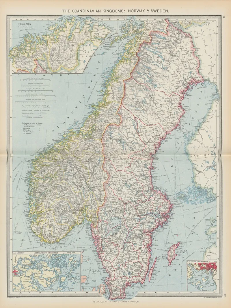 The Scandinavian Kingdoms Norway And Sweden