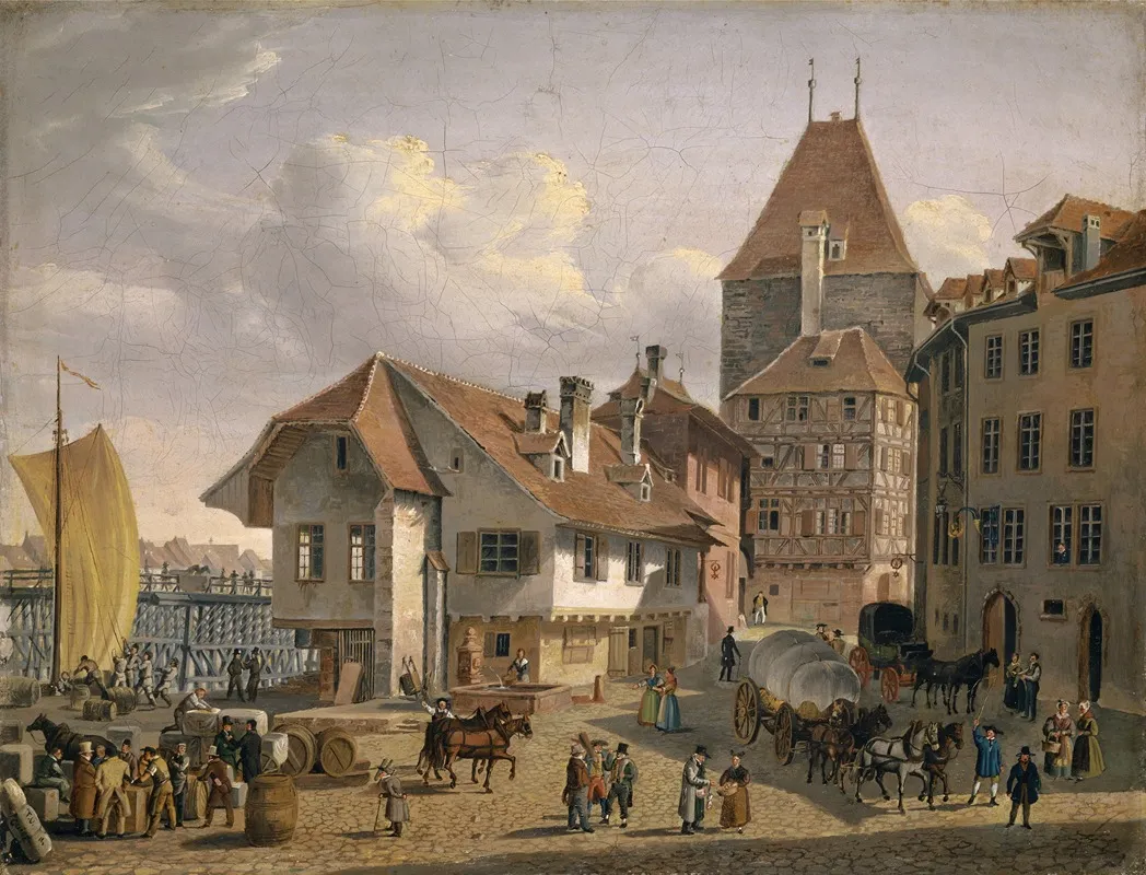 The Schifflande In Basel Wall Art by Konstantin Guise - High-Resolution Digital Print