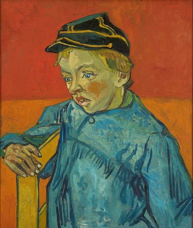 The Schoolboy Camille Roulin Wall Art by Vincent van Gogh - High-Resolution Digital Print