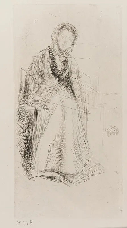 The Scotch Widow Wall Art by James Abbott McNeill Whistler - High-Resolution Digital Print