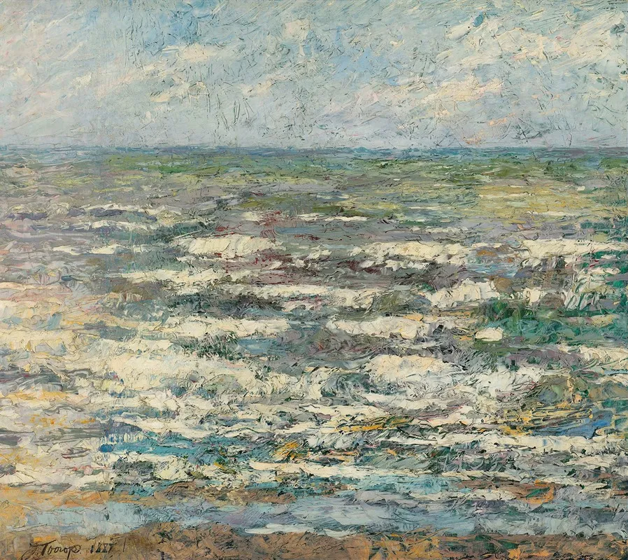 The Sea Wall Art by Jan Toorop - High-Resolution Digital Print