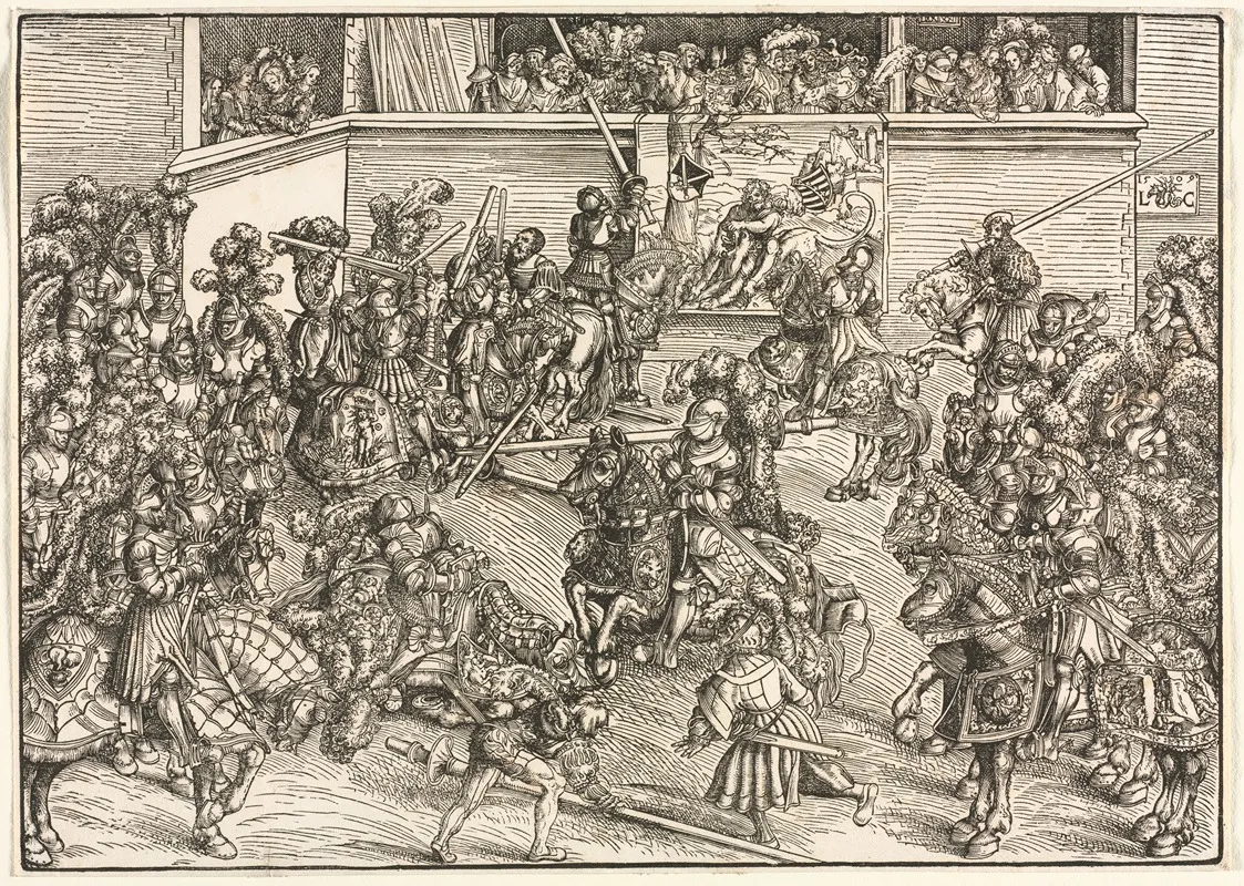 The Second Tournament With The Tapestry Of Sampson And The Lion