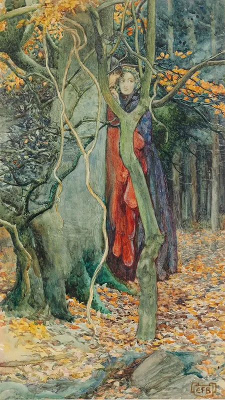 The Secret 3 Wall Art by Eleanor Fortescue-Brickdale - High-Resolution Digital Print