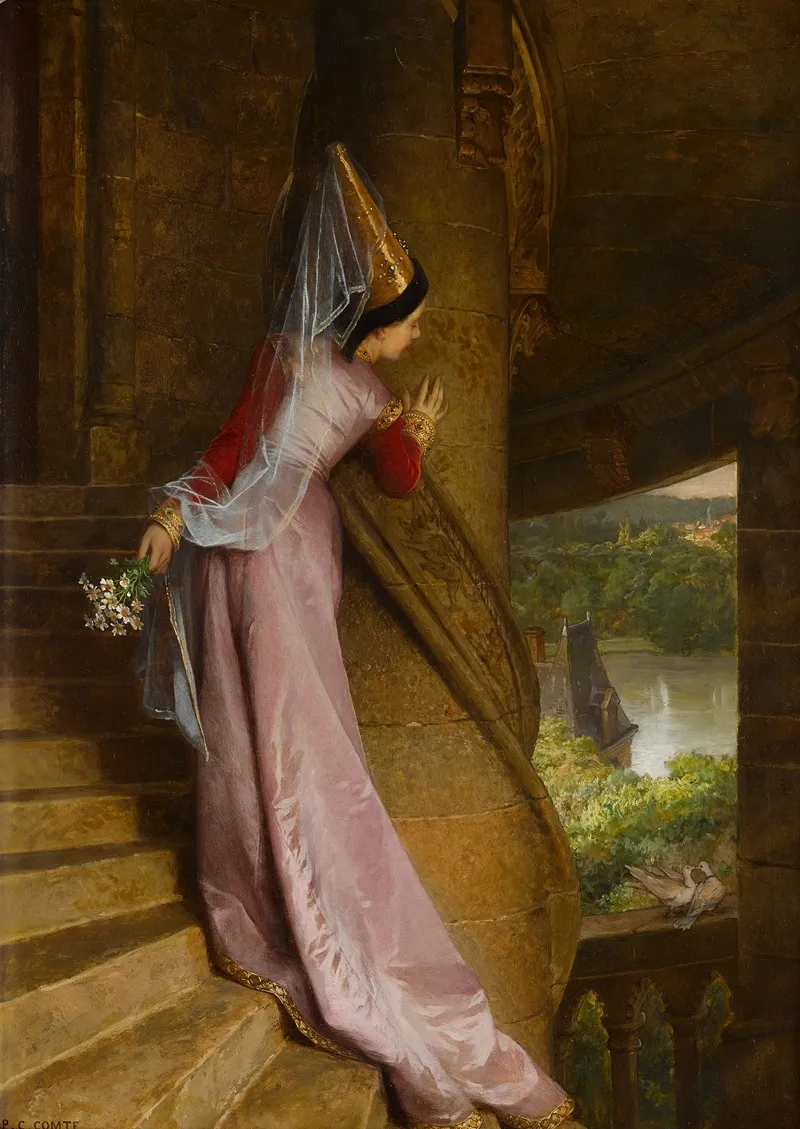 The Secret Rendezvous Wall Art by Pierre-Charles Comte - High-Resolution Digital Print
