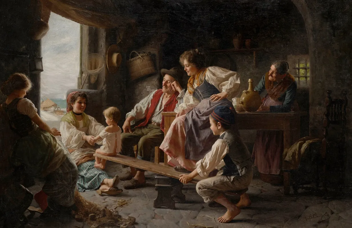 The Seesaw 4 Wall Art by Giovanni Battista Torriglia - High-Resolution Digital Print