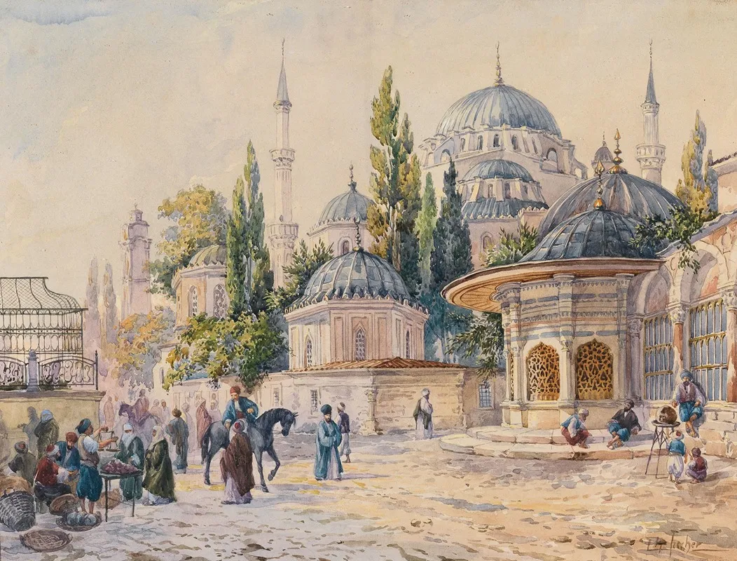 The Sehzade Mosque In Laleli Istanbul