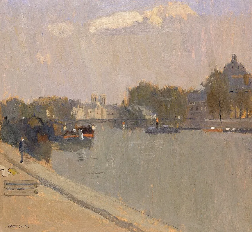 The Seine At Paris Linstitute