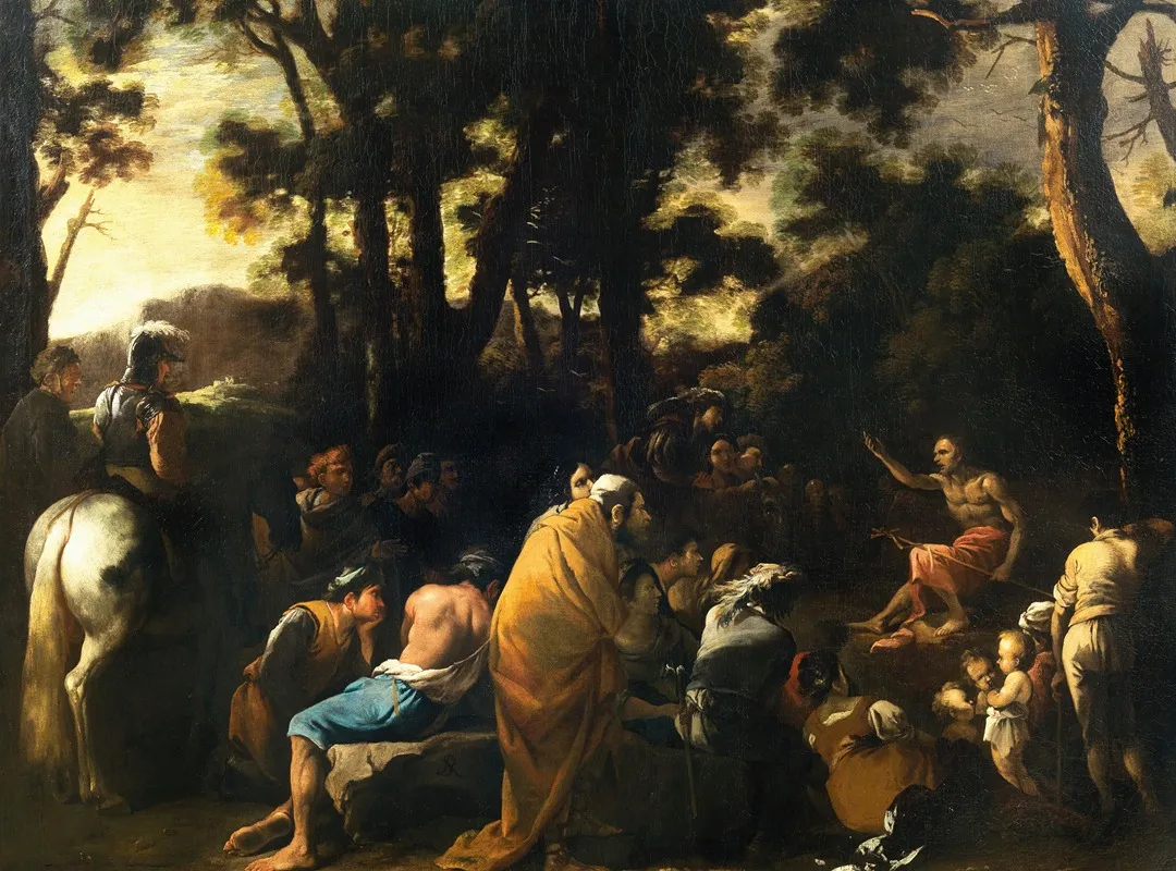 The Sermon Of Saint John The Baptist 2 Wall Art by Salvator Rosa - High-Resolution Digital Print