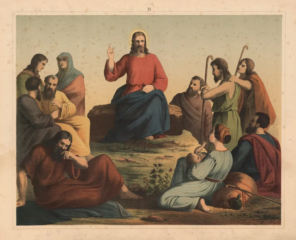 The Sermon On The Mount 10 Wall Art by Sandberg - High-Resolution Digital Print