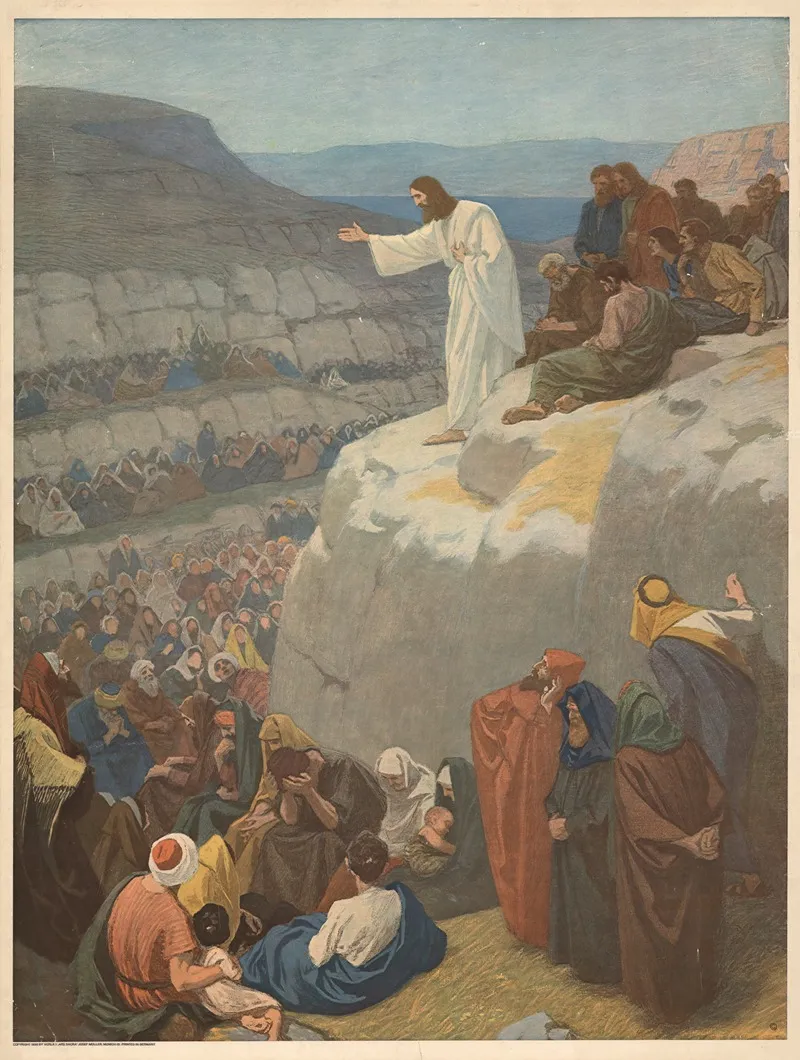 The Sermon On The Mount 9 Wall Art by Gebhard Fugel - High-Resolution Digital Print