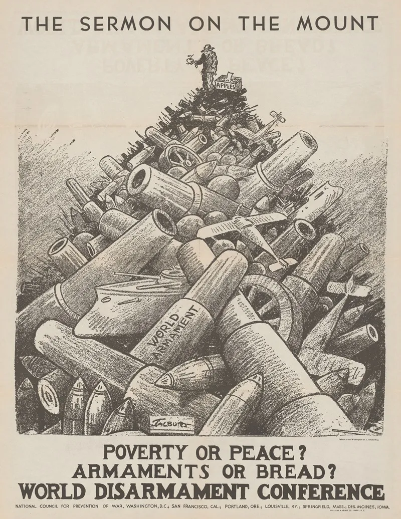 The Sermon On The Mount Poverty Or Peace Aramaments Or Bread World Disarmament Conference