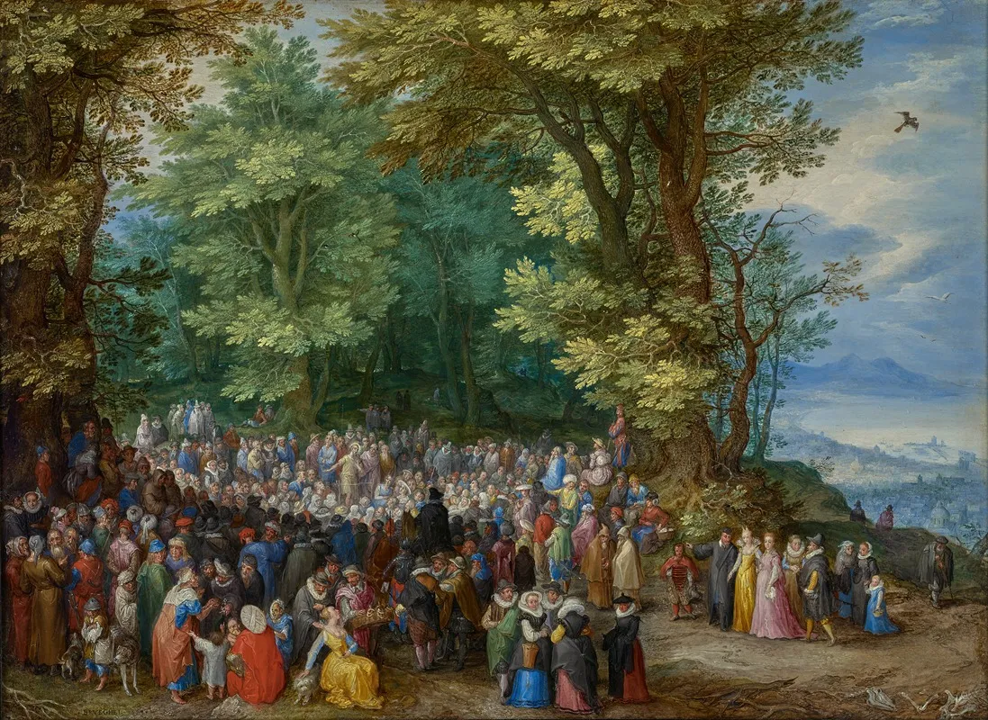 The Sermon On The Mount Wall Art by Jan Brueghel The Elder - High-Resolution Digital Print