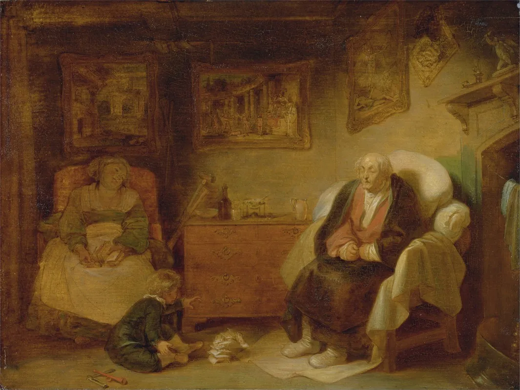 The Seven Ages Of Man Second Childishness As You Like It Ii Vii Wall Art by Robert Smirke - High-Resolution Digital Print