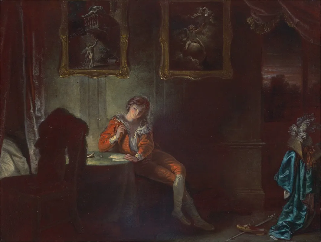 The Seven Ages Of Man The Lover As You Like It Ii Vii Wall Art by Robert Smirke - High-Resolution Digital Print