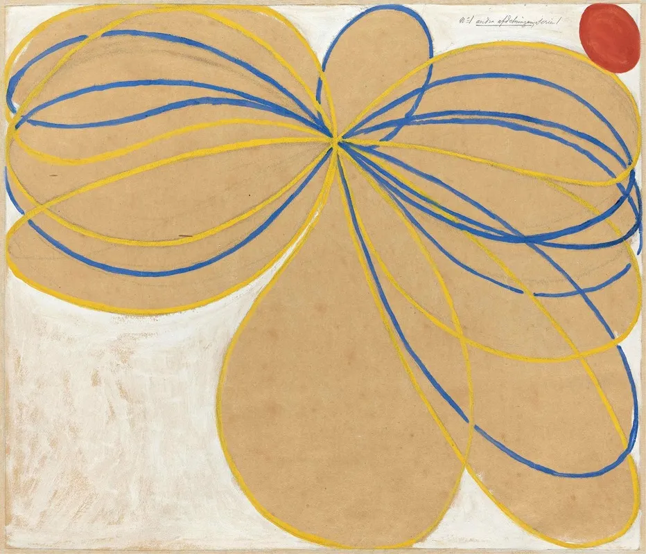 The Seven Pointed Star No 1 Wall Art by Hilma af Klint - High-Resolution Digital Print