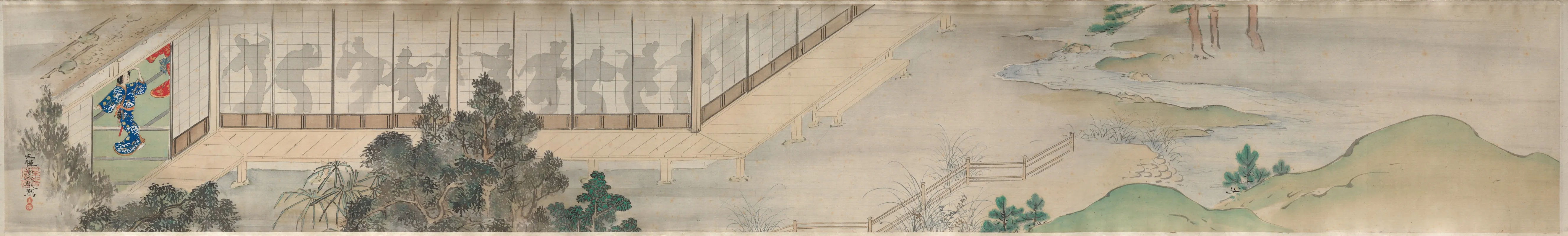 The Shadow Dancers Wall Art by Yamamoto Baiitsu - High-Resolution Digital Print