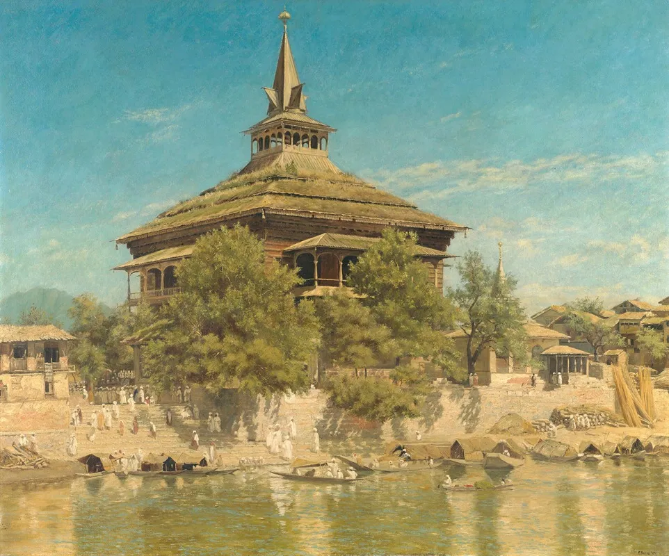 The Shah Hamadans Mosque In Srinagar Kashmir 2