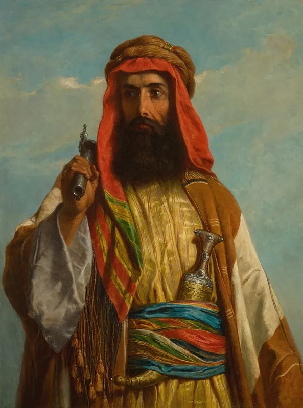 The Sheikh Wall Art by John Adam Houston - High-Resolution Digital Print