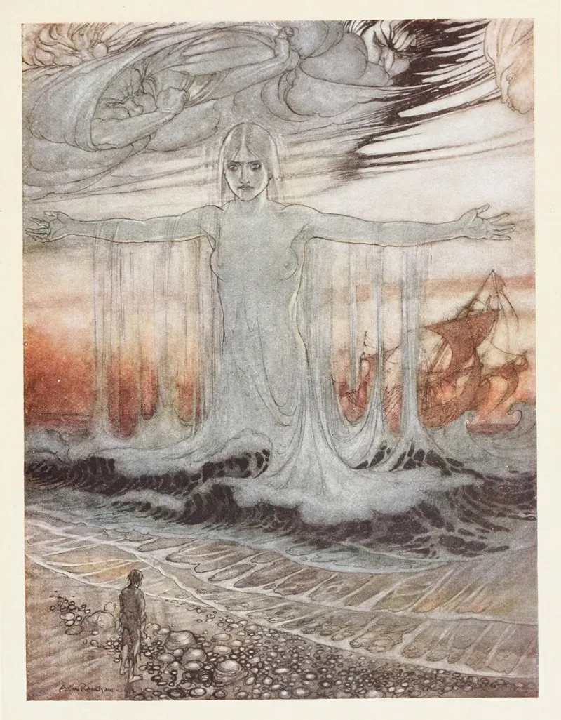 The Shipwrecked Man And The Sea