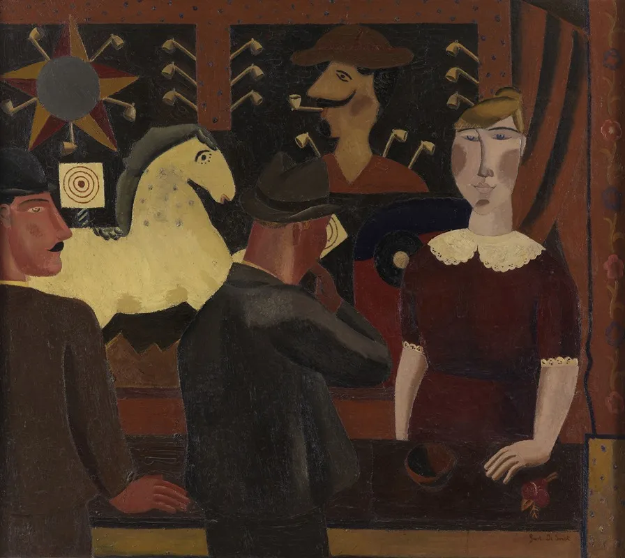 The Shooting Gallery Wall Art by Gustave De Smet - High-Resolution Digital Print