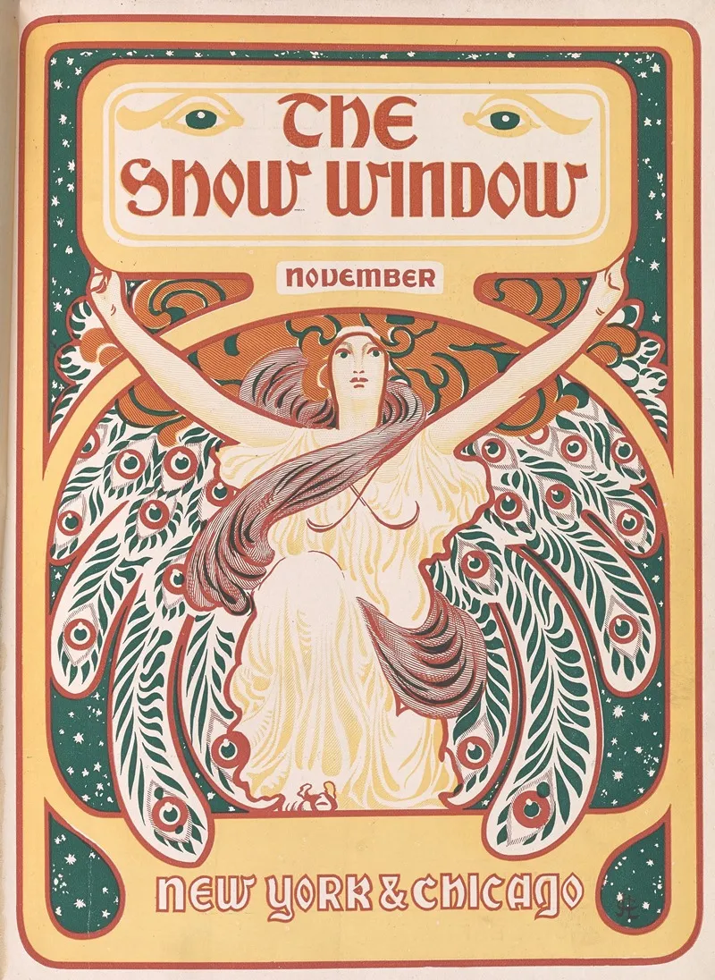 The Show Window November Wall Art by Lyman Frank Baum - High-Resolution Digital Print