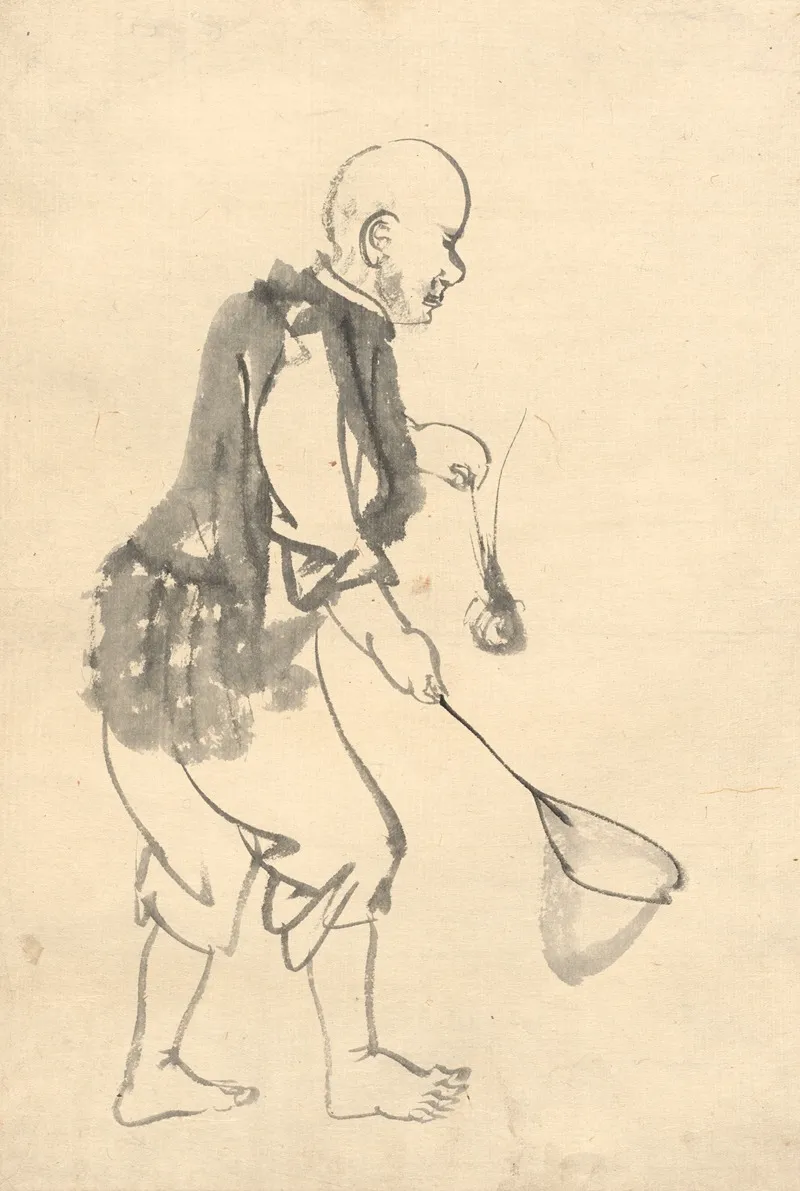 The Shrimp Fisherman Wall Art by Kōno Bairei - High-Resolution Digital Print