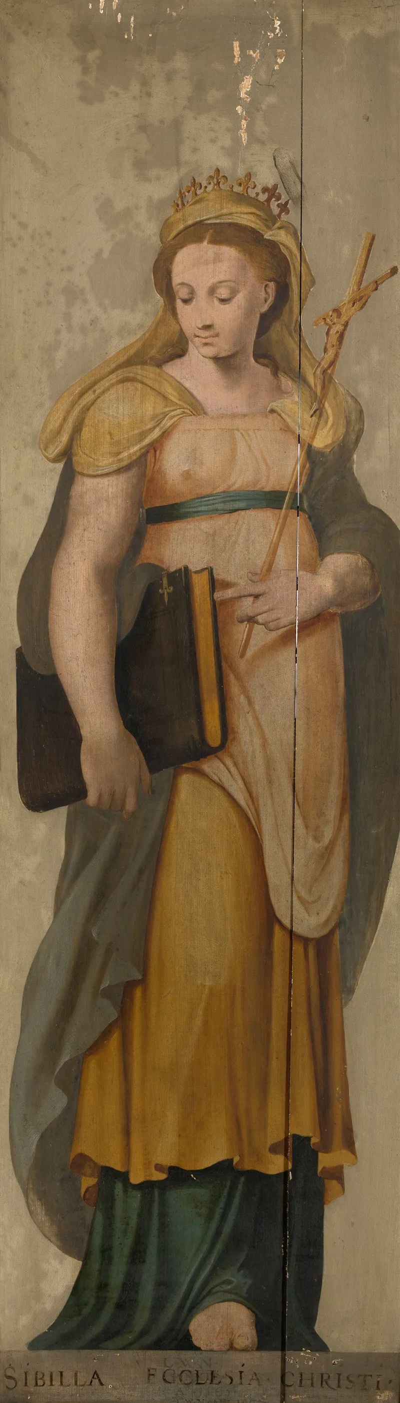 The Sibyl And The Church Wall Art by Lambert Van Noort - High-Resolution Digital Print