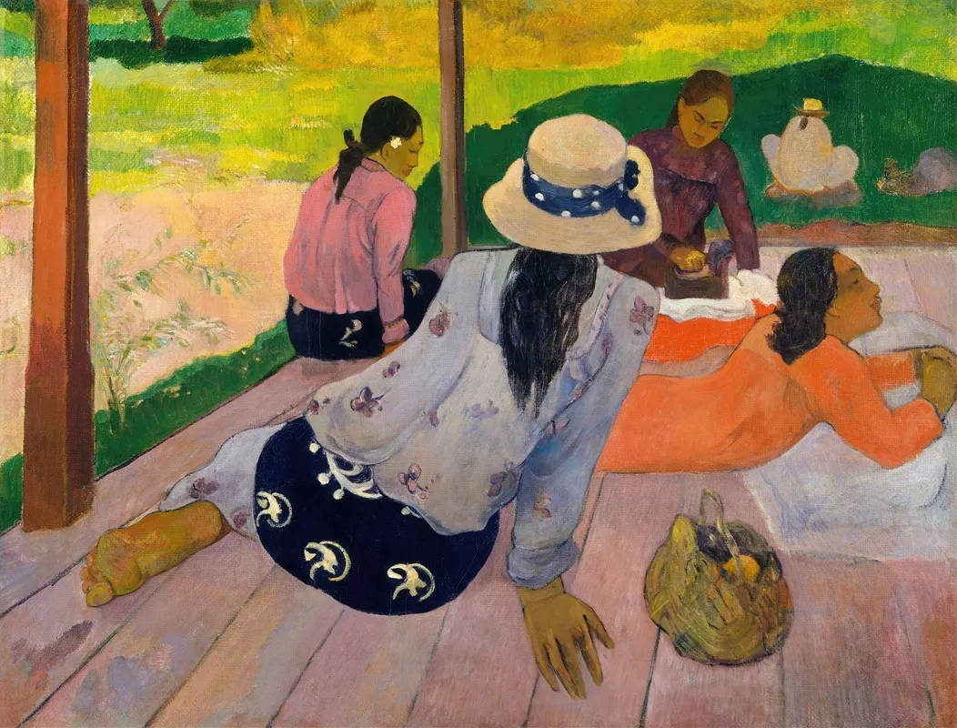 The Siesta Wall Art by Paul Gauguin - High-Resolution Digital Print