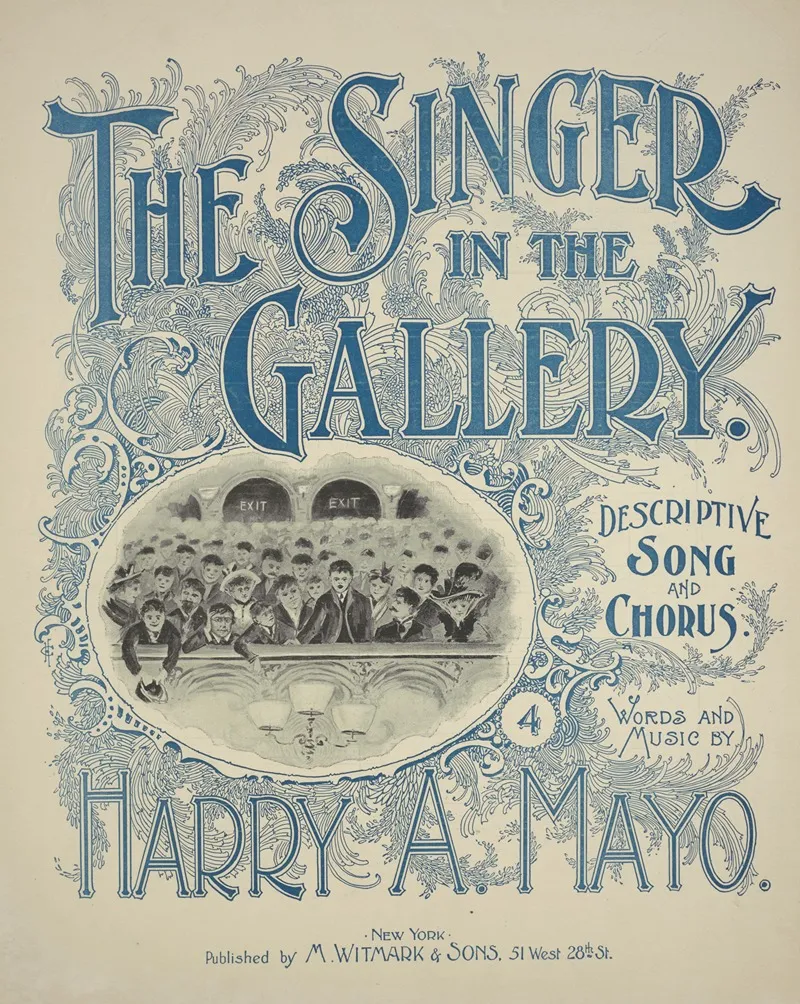 The Singer In The Gallery Wall Art by Anonymous - High-Resolution Digital Print