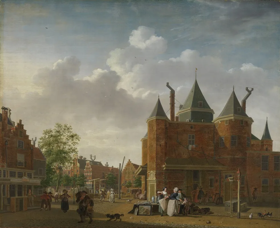 The Sint Antoniuswaag In Amsterdam Wall Art by Isaac Ouwater - High-Resolution Digital Print