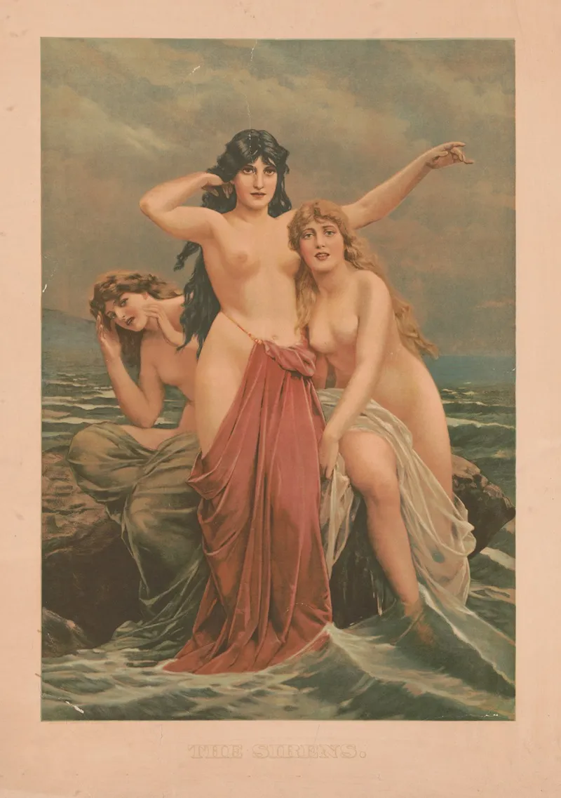 The Sirens 3 Wall Art by Paul Thumann - High-Resolution Digital Print