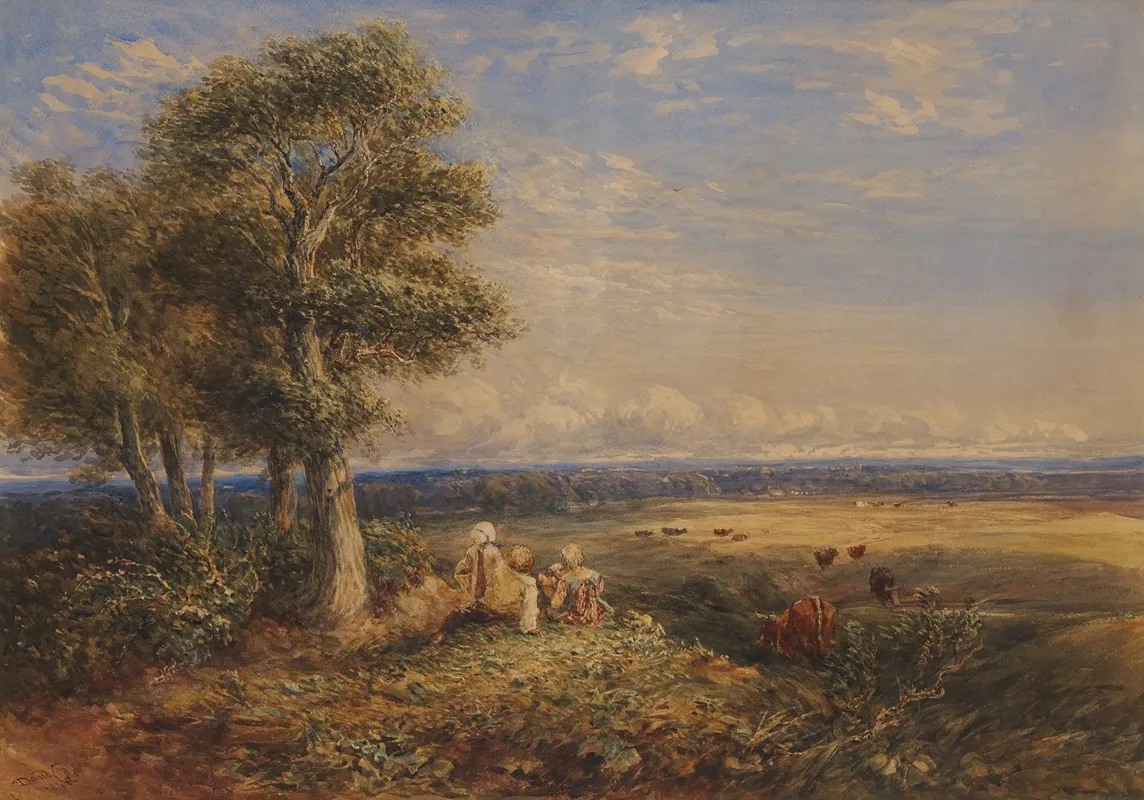 The Skylark 2 Wall Art by David Cox - High-Resolution Digital Print