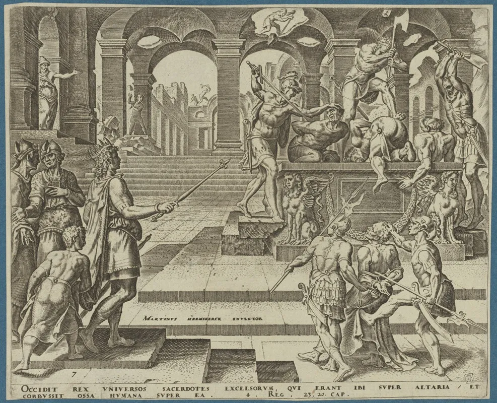 The Slaughter Of The Priests Of Samaria