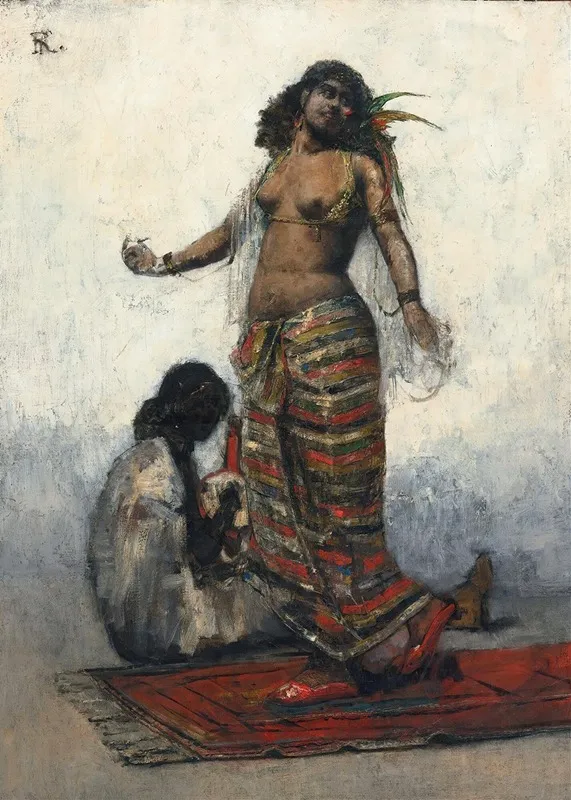 The Slave Girl Wall Art by Henri Regnault - High-Resolution Digital Print