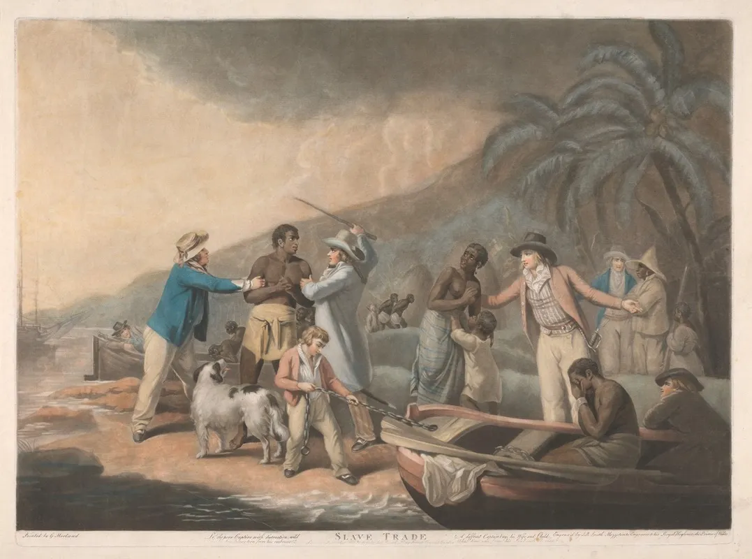 The Slave Trade Wall Art by George Morland - High-Resolution Digital Print