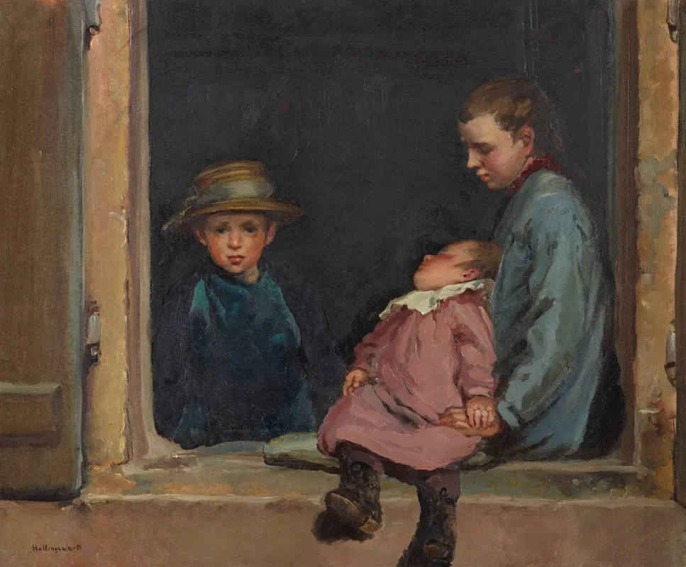 The Sleepy Model Wall Art by Ruth Hollingsworth - High-Resolution Digital Print