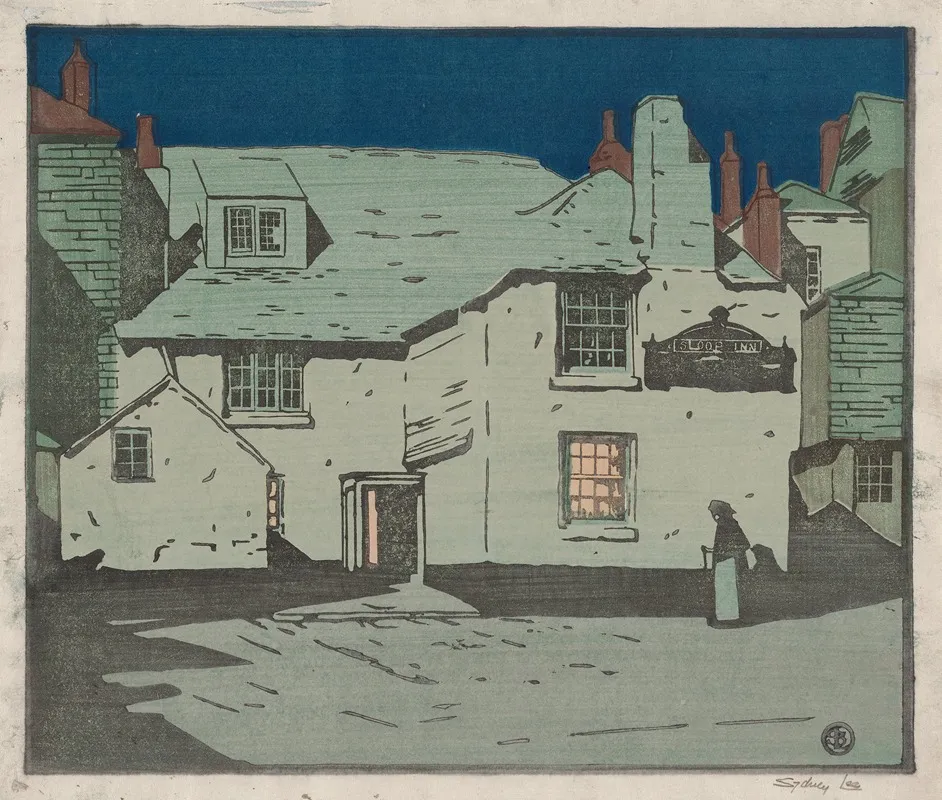 The Sloop Inn St Ives Wall Art by Sydney Lee - High-Resolution Digital Print
