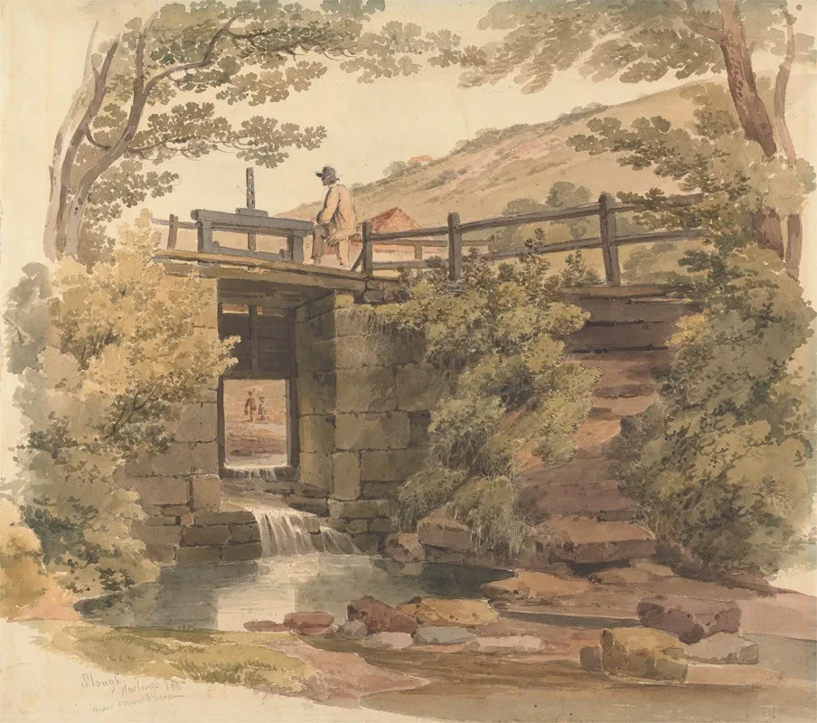 The Sluice Gate Near Slough Wall Art by Paul Sandby Munn - High-Resolution Digital Print