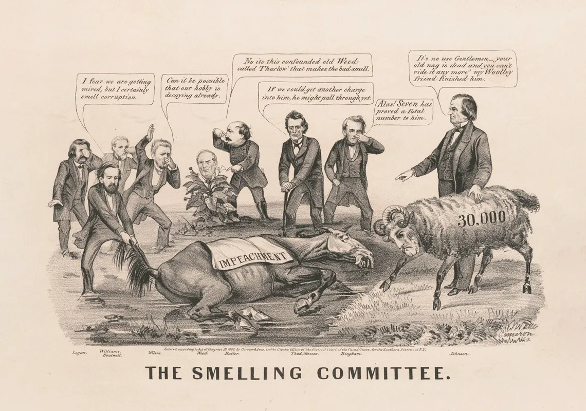 The Smelling Committee Wall Art by John Cameron - High-Resolution Digital Print