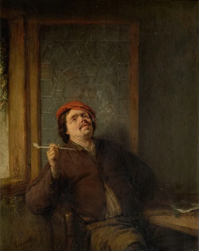 The Smoker 10 Wall Art by Adriaen van Ostade - High-Resolution Digital Print
