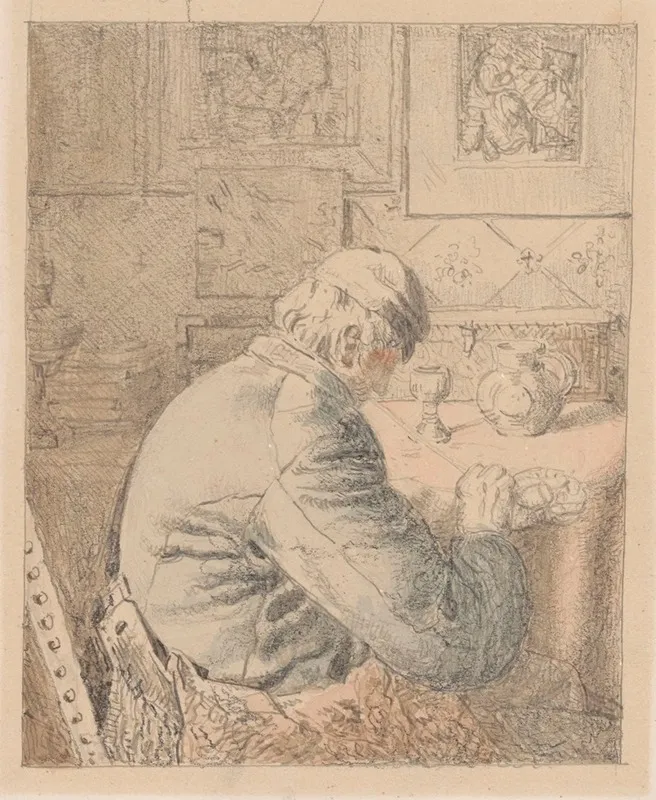 The Smoker 11 Wall Art by Henri de Braekeleer - High-Resolution Digital Print
