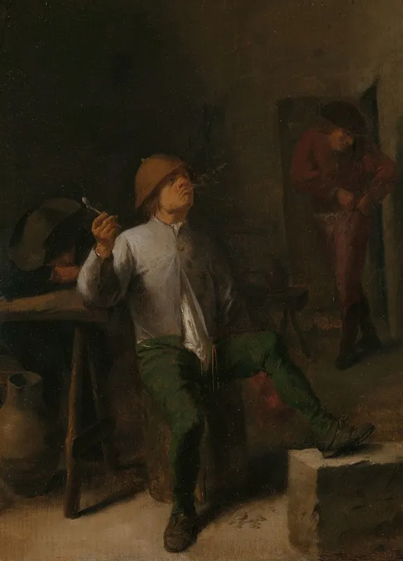 The Smoker 7 Wall Art by Adriaen Brouwer - High-Resolution Digital Print