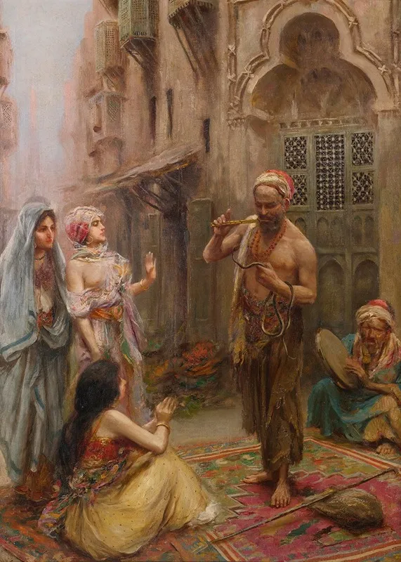 The Snake Charmer 6 Wall Art by Fabio Fabbi - High-Resolution Digital Print