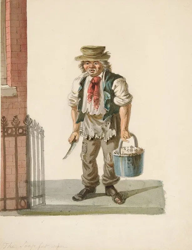 The Soap Fat Man Wall Art by Nicolino Calyo - High-Resolution Digital Print