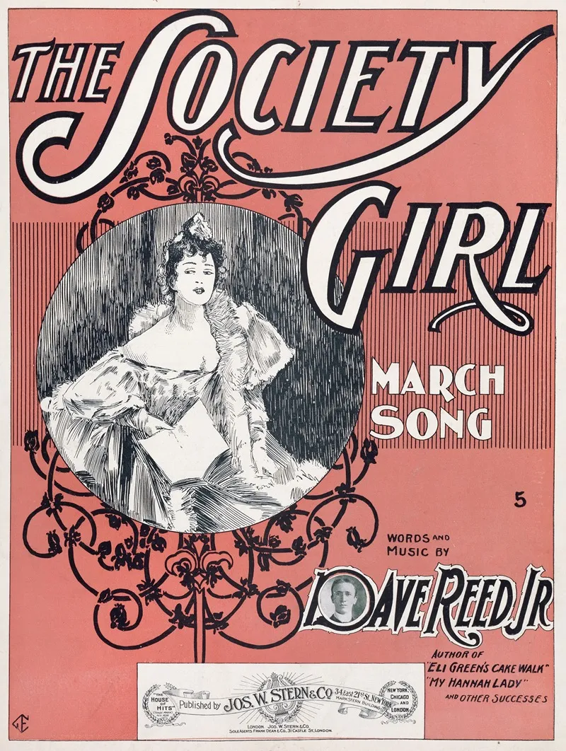 The Society Girl Wall Art by Anonymous - High-Resolution Digital Print