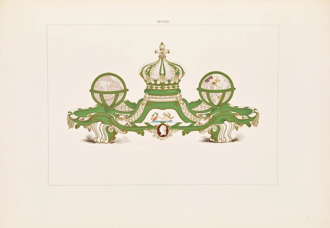 The Soft Porcelain Of Sevres Pl 50 Wall Art by Edouard Garnier - High-Resolution Digital Print