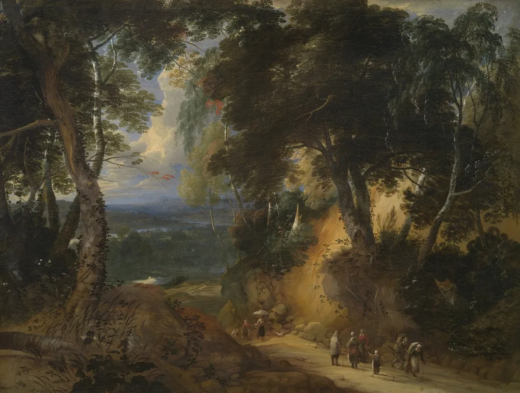 The Soignes Forest Wall Art by Lodewijk de Vadder - High-Resolution Digital Print