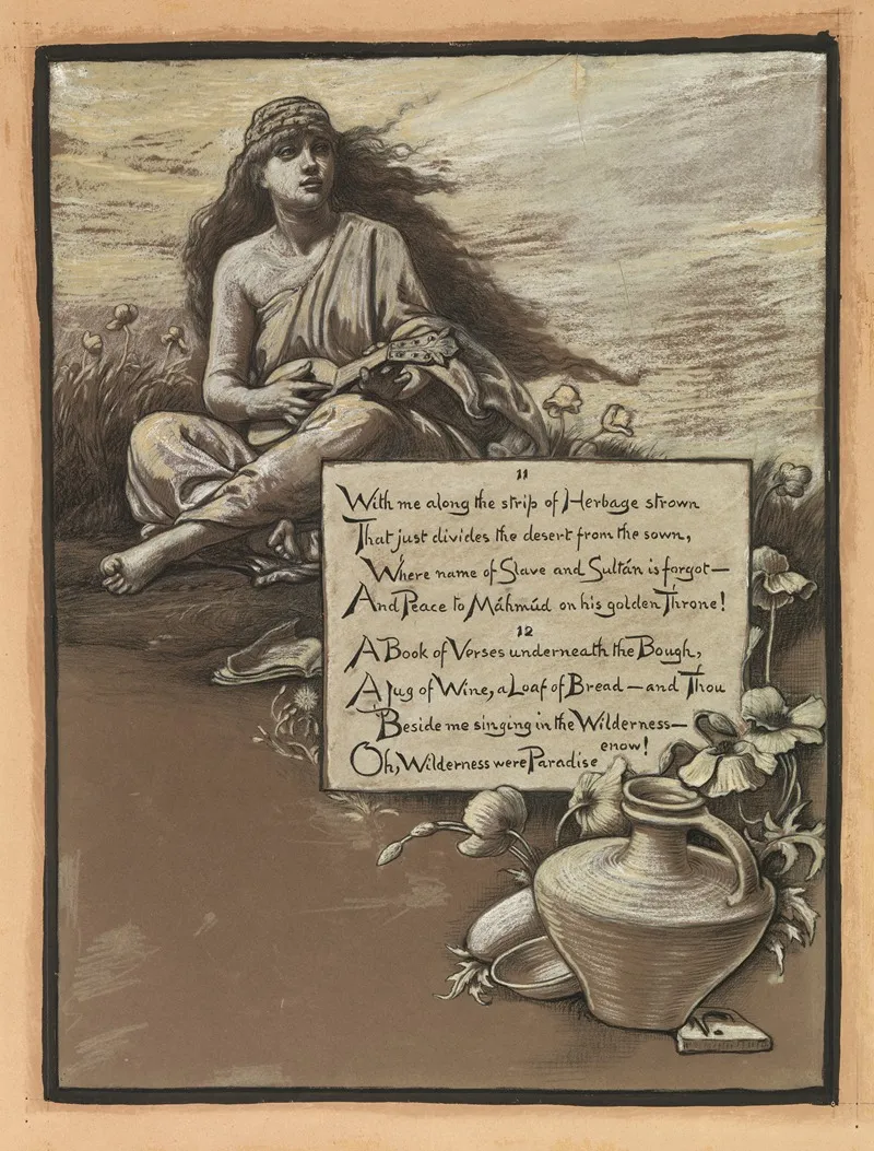 The Song In The Wilderness Wall Art by Elihu Vedder - High-Resolution Digital Print
