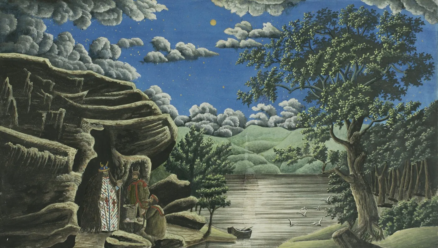 The Sorceress Of The Yakuts In North East Asia Wall Art by Ernst Damitz - High-Resolution Digital Print
